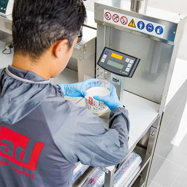 Table de pesée en inox