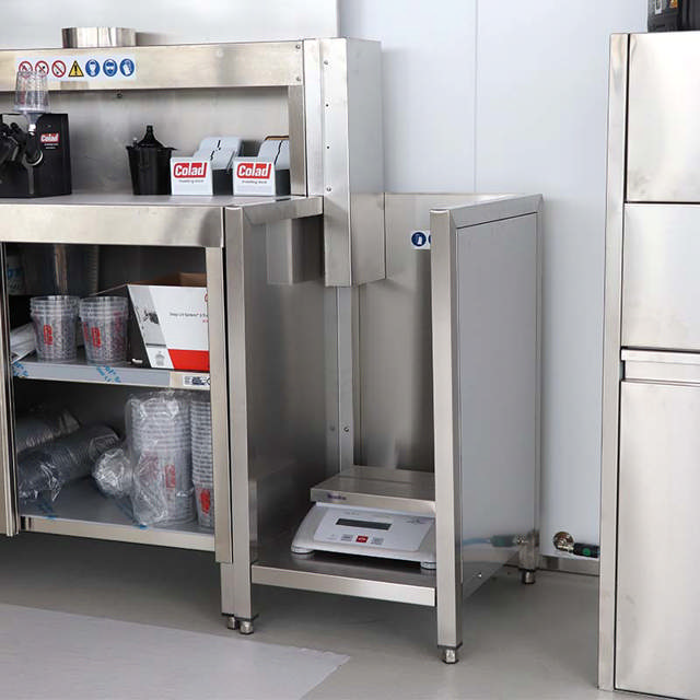 Table de pesage industrielle – pour le traitement des volumes de peinture industrielle 