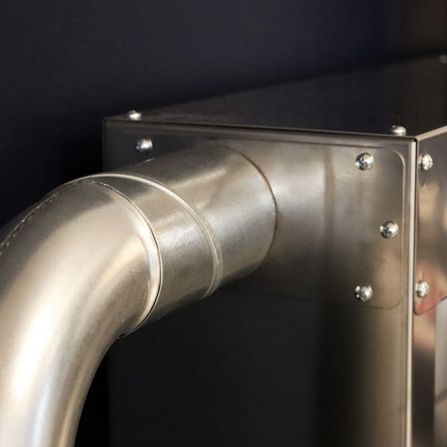 Adaptateur latéral 80 mm - Acier inoxydable