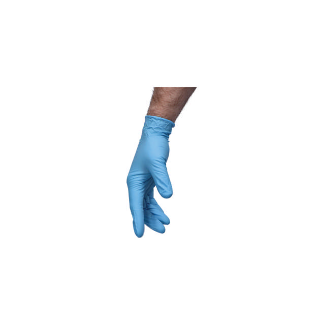GCN - Gants jetables nitril bleu - 100p.