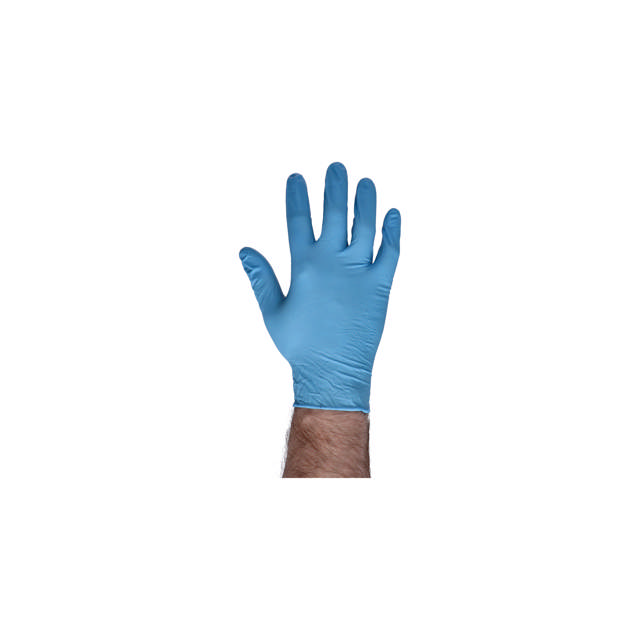 GCN - Gants jetables nitril bleu - 100p.