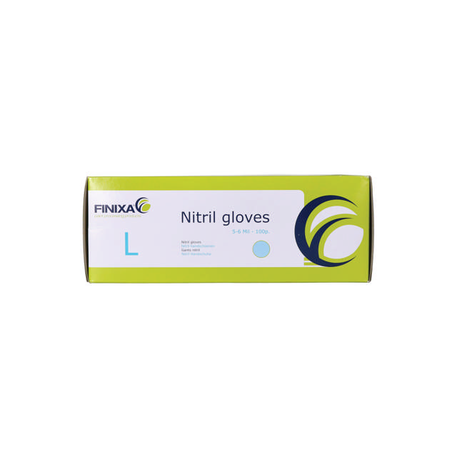 GCN - Gants jetables nitril bleu - 100p.