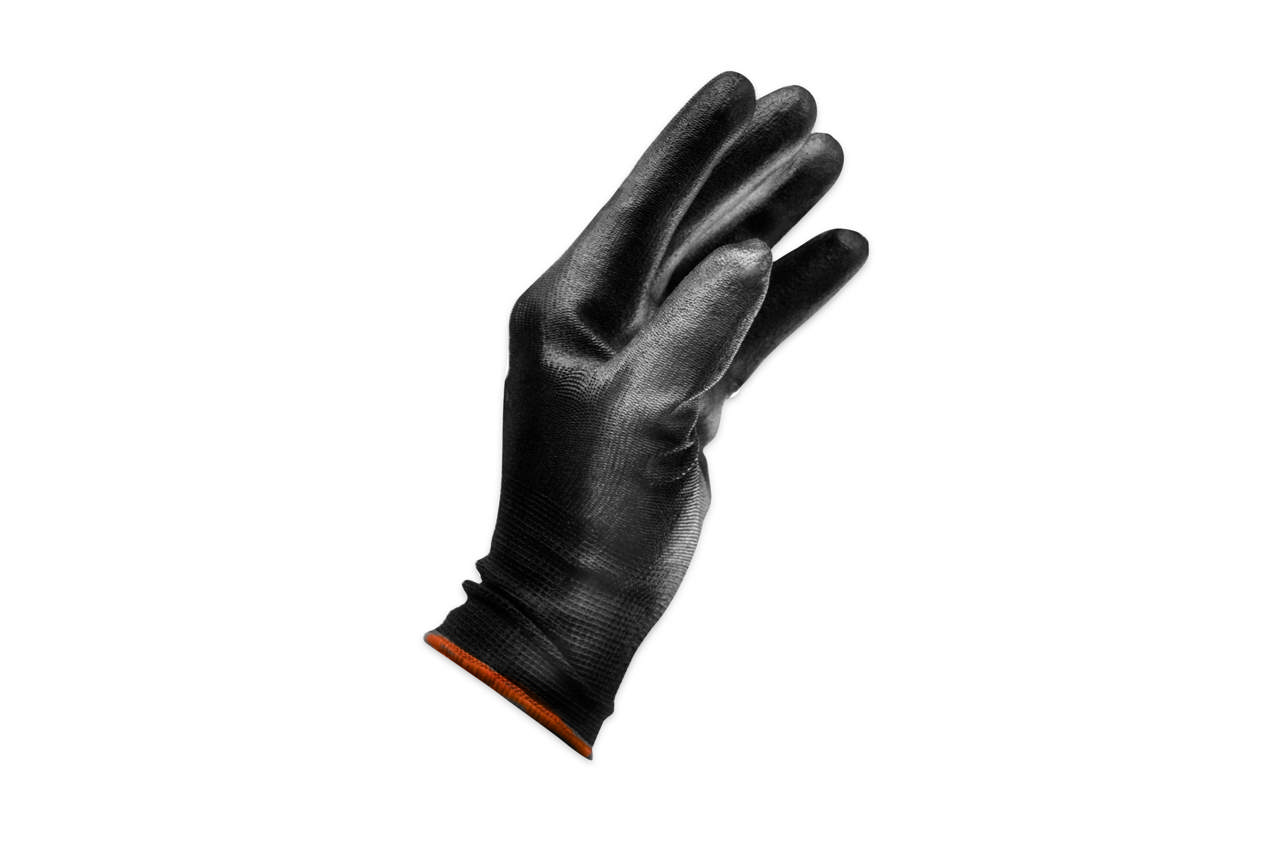 GLL - Gants pour montage PU noir - 12 paires