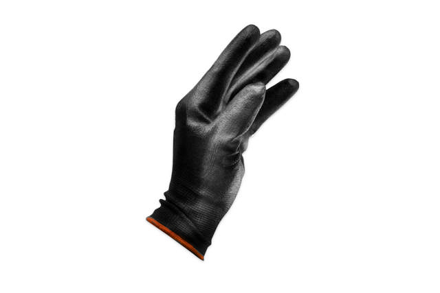 GLL 08B - Gants pour montage PU noir - M 12 paires