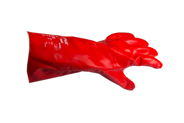 GLP - PVA handschoenen rood - 1 paar