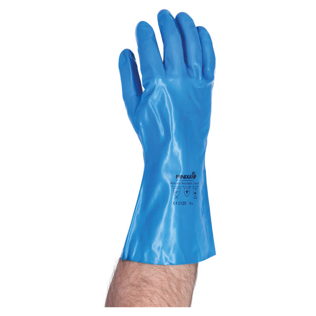 GLQ 08 - Gants résistants aux cétones bleu - M 1 paire