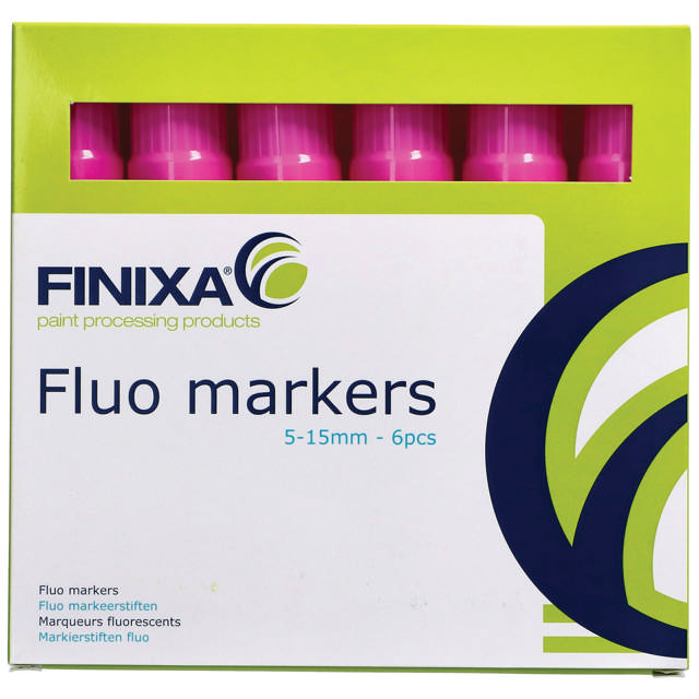 MAR 21 - Fluo markeerstift groen 6 st. 5mm-15mm