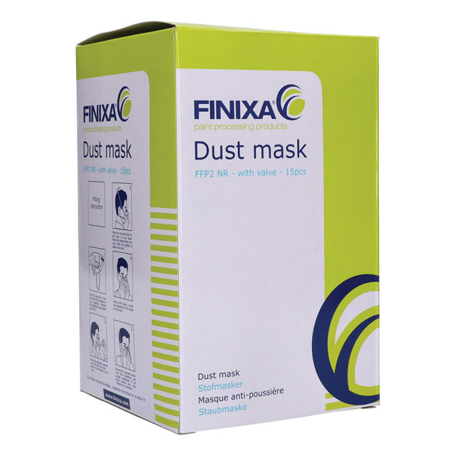MAS 12 - Masque anti-poussière P2 avec valve - 15p.