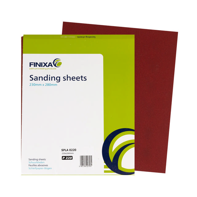SPLA 0080 - Feuilles abrasives 230x280mm P80 50p.