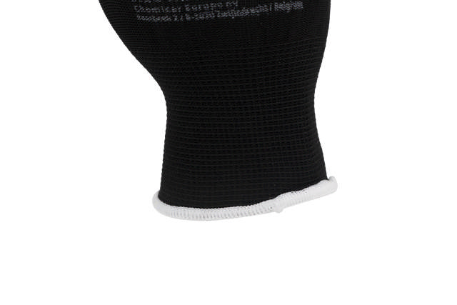 GLL 08B - Gants pour montage PU noir - M 12 paires
