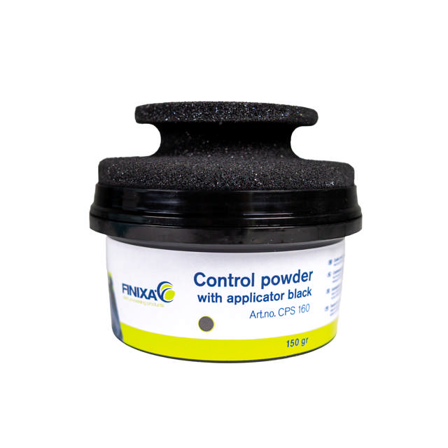 Controle poeder met applicator zwart - 150gr