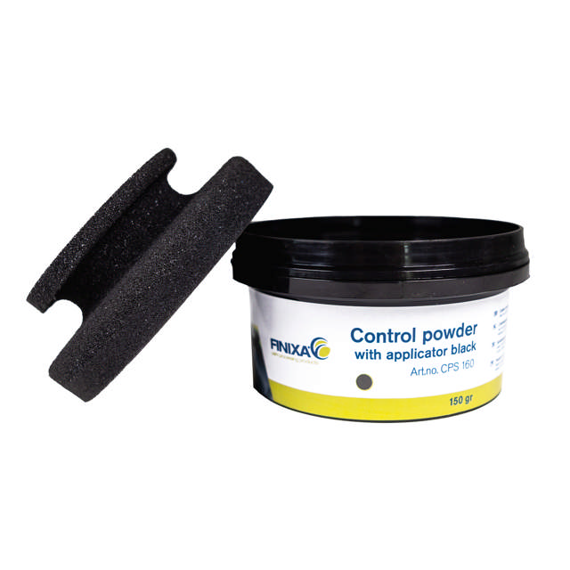 Controle poeder met applicator zwart - 150gr