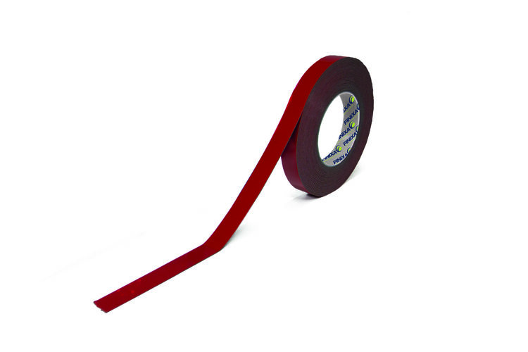 Double sided tape red